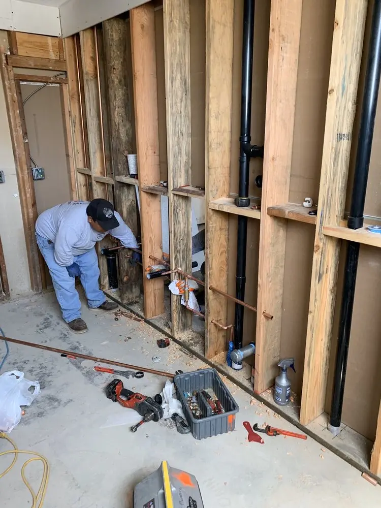 Commercial rough-in plumbing for Gas Line Repair in Paradise